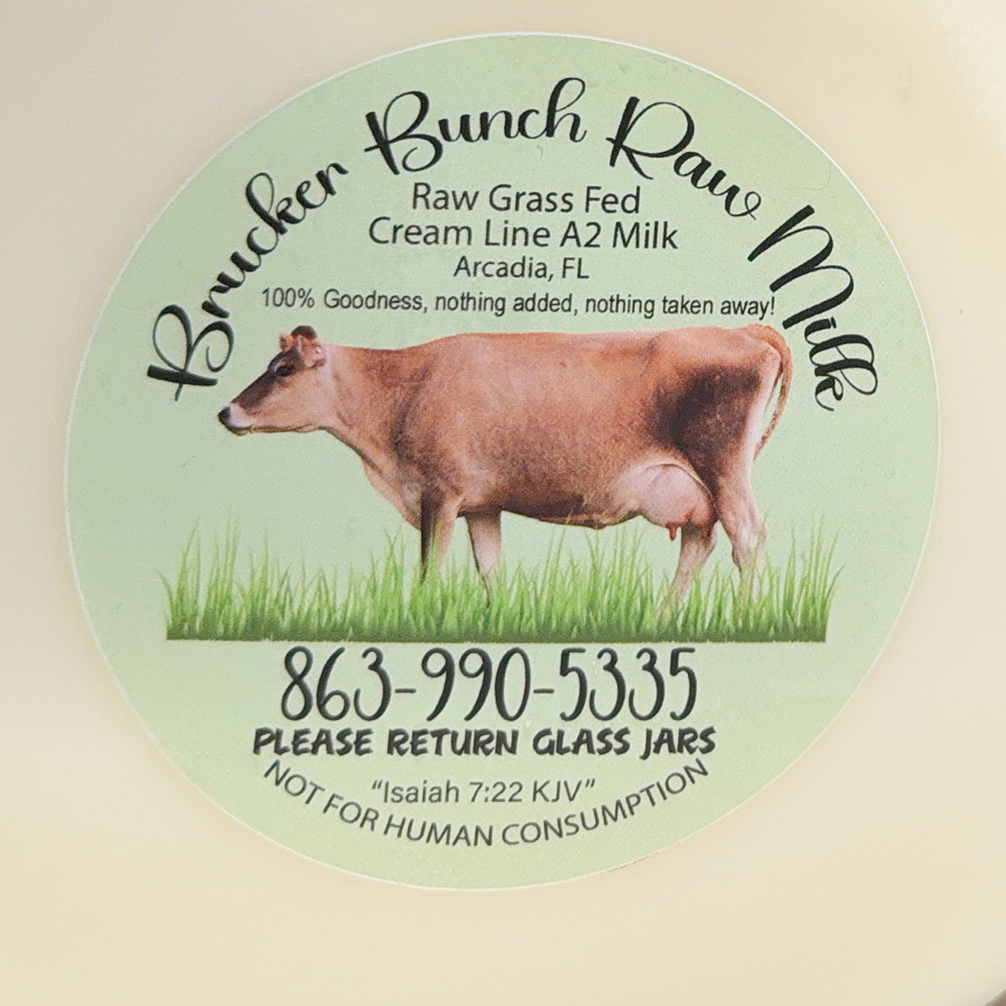 100% Grass Fed A2 Raw Dairy
