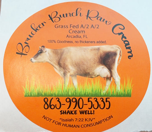 100% grass fed A2 Cream